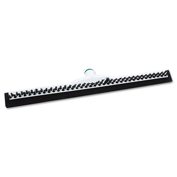 Unger® Sanitary Brush With Squeegee, Black Polypropylene Bristles, 22" Brush freeshipping - TVN Wholesale